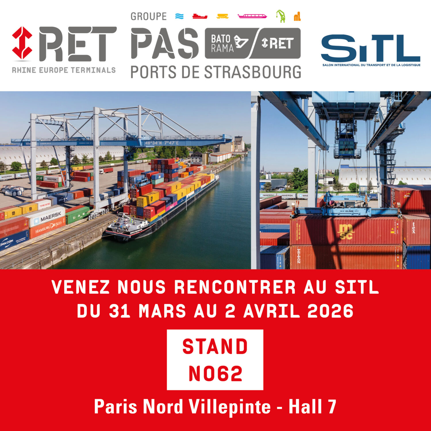 Retrouvez Rhine Europe Terminals au SITL 2026 !